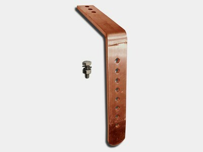 Copper Universal Roof Mount for Gutter Bracket Copper Universal Roof Mount for Gutter Bracket