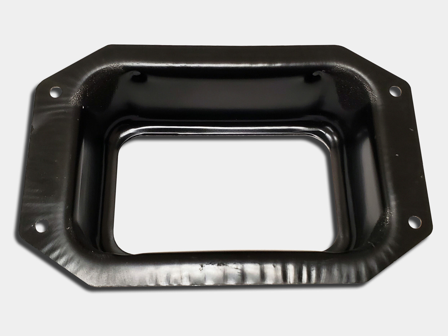 Square Aluminum Outlet Flat Flange for KStyle Gutter Shop K&M