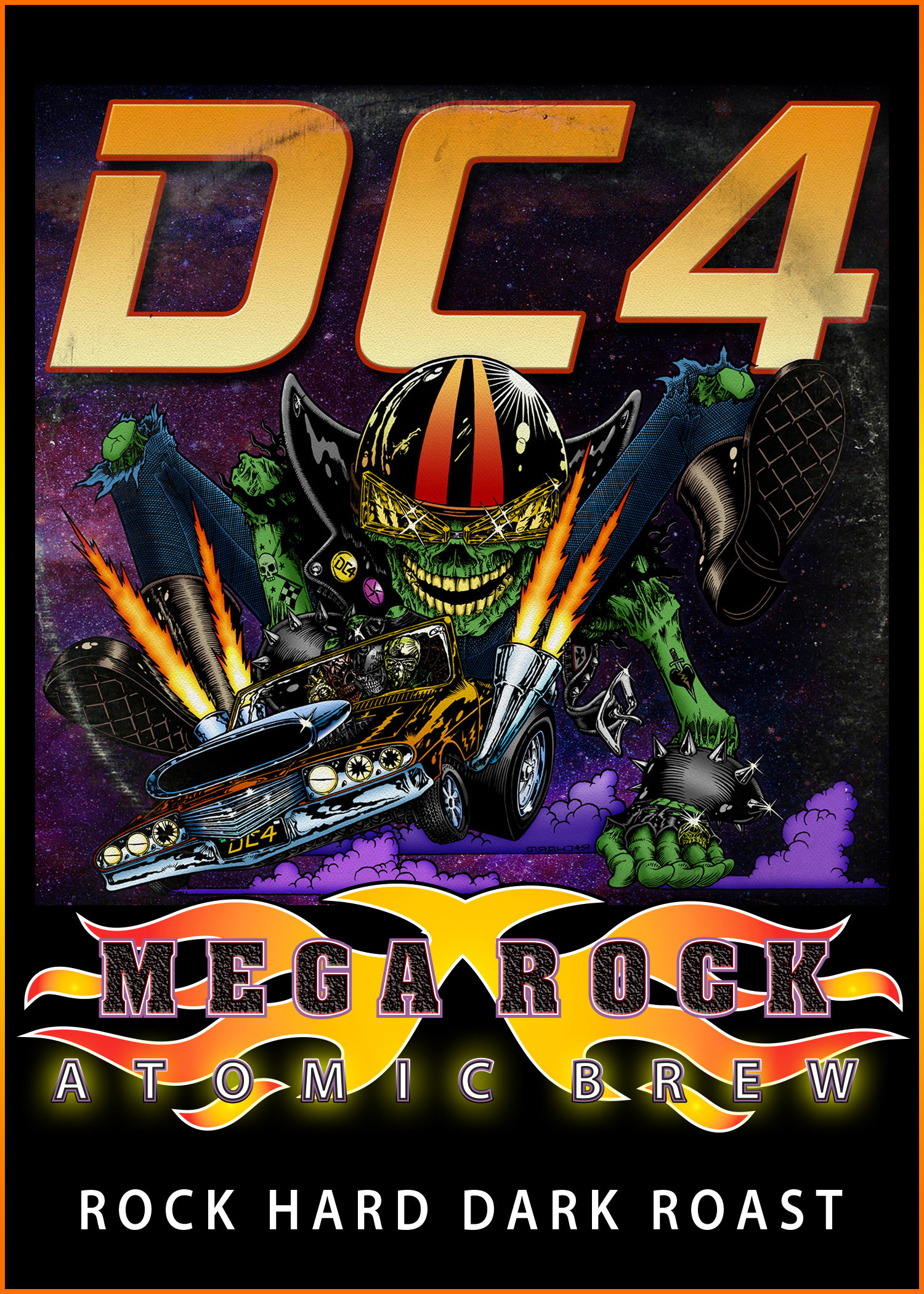 DC4 Signature Roast Coffee - 'Megarock Atomic Brew' DC4MAB
