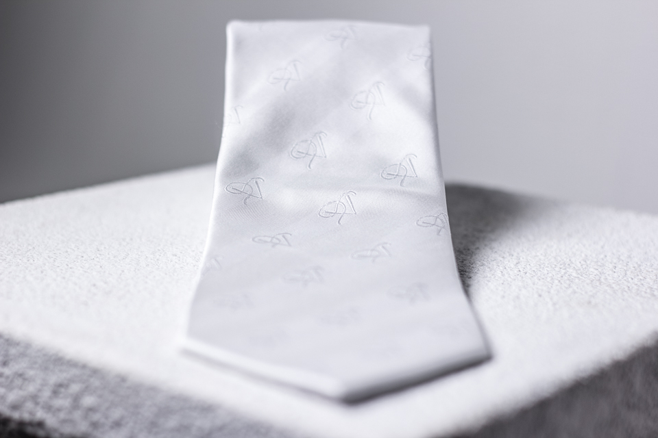 P5 Signature Formal White- Necktie SFWN001