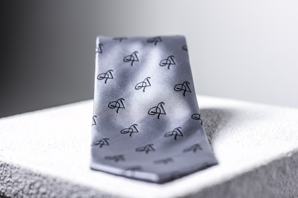 P5 Signature Smoke Gray- Necktie SSGN001