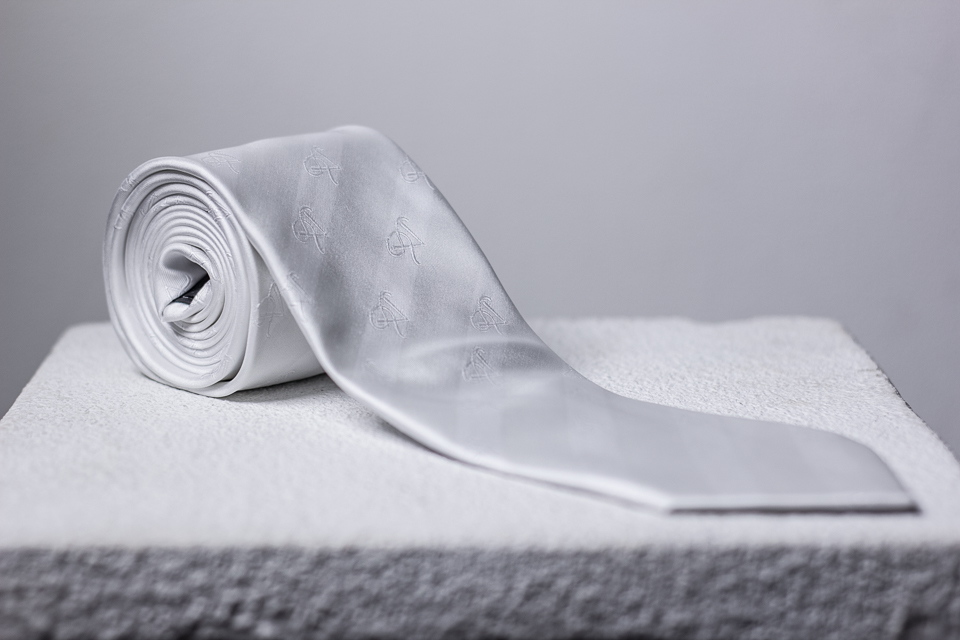 P5 Signature Formal White- Necktie Set SFWKNS001
