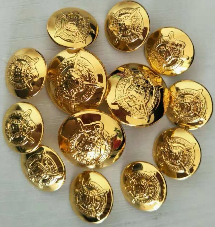 Embossed Omega Buttons Set EOBS001