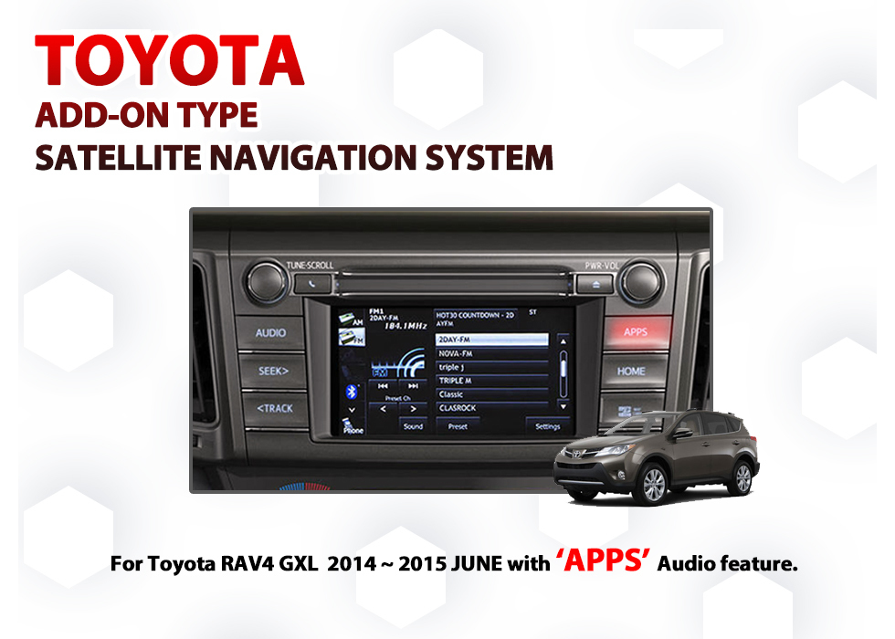 Toyota RAV4 GPS Navigation Map Upgrade SAT NAV