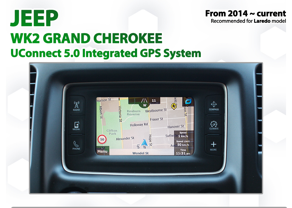 [2013 - Current] Jeep WK2 Grand Cherokee UConnect 5" Add ...