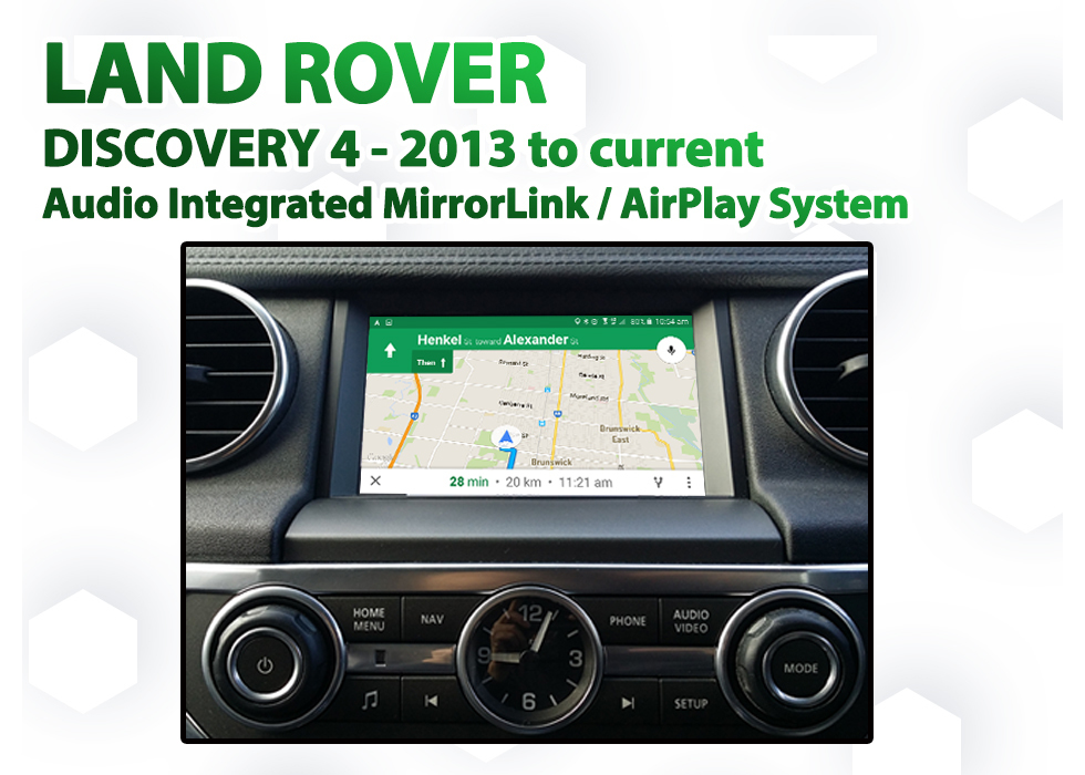 Land Rover Discovery 4 Factory Audio Integrated Smartphone MirrorLink