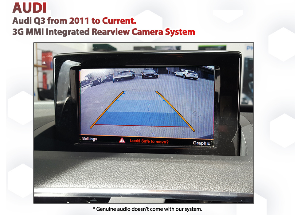 AUDI Q3 3G MMI Back up Rear view Camera Reverse