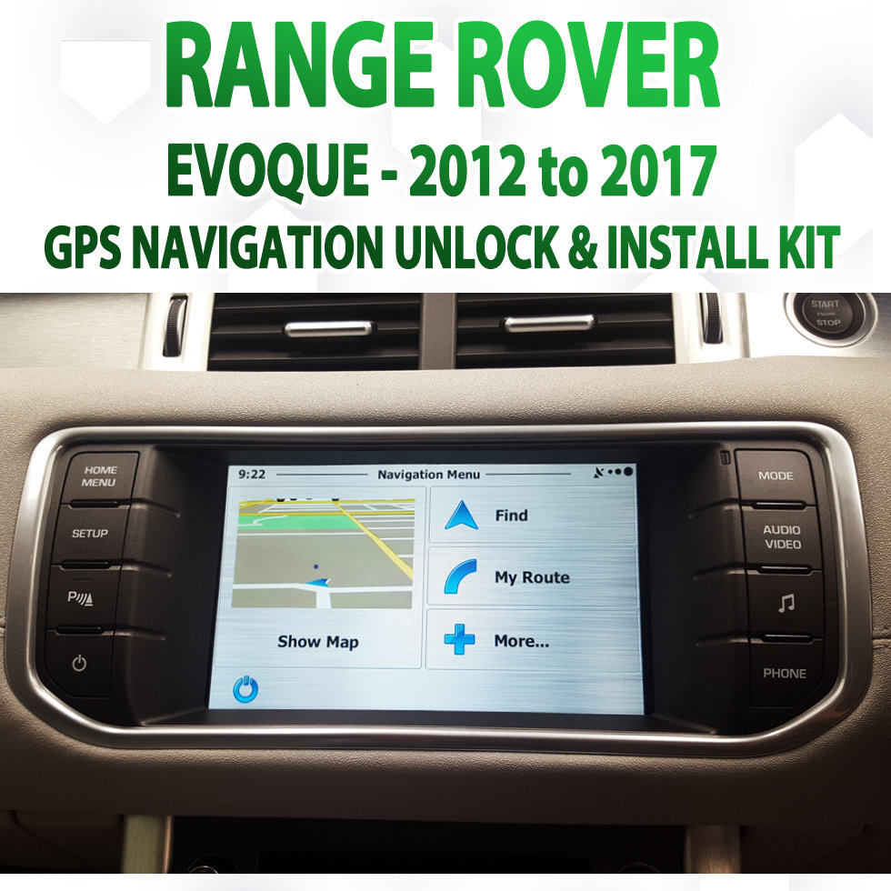 [2012 2016] Range Rover Evoque OEM GPS Navigation System unlocker