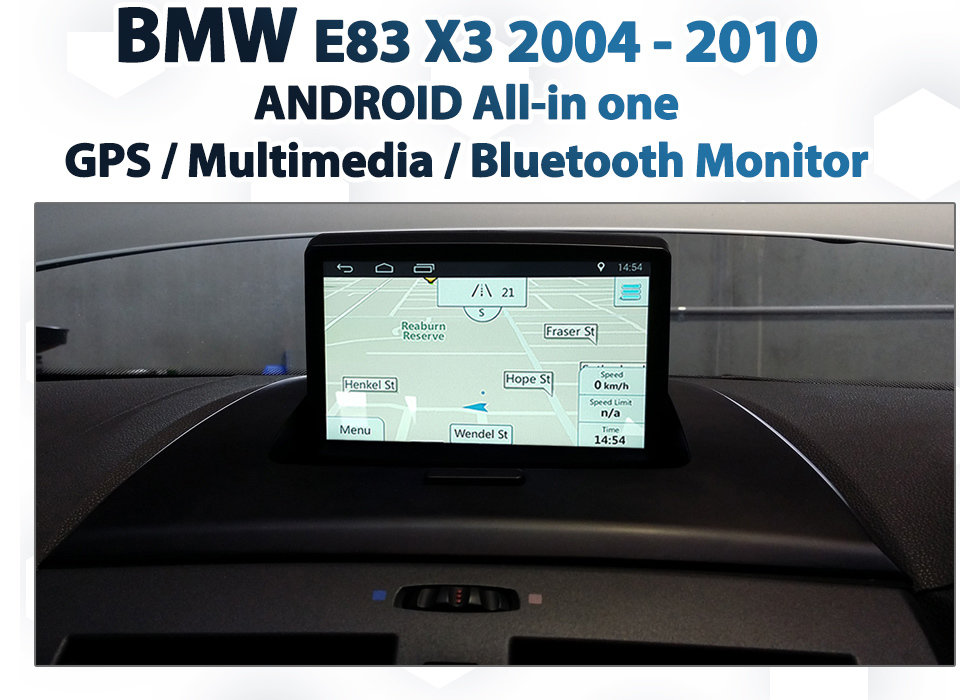BMW X3 E83 7" GPS Navigation SAT NAV Bluetooth