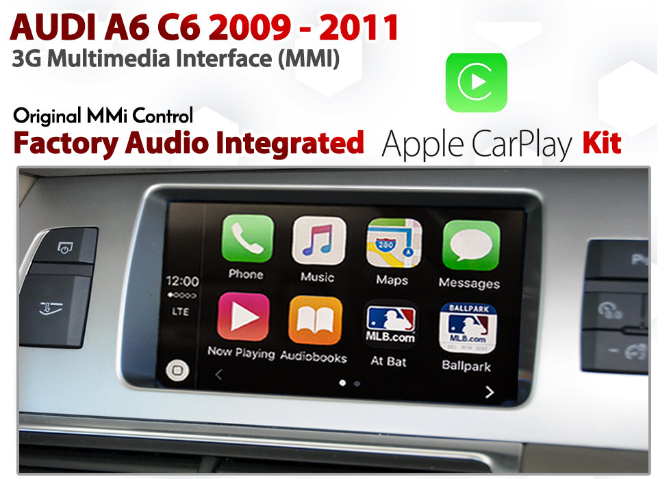 Установка apple carplay audi a6 c7