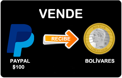 Canje PayPal a Bolivares (Monto unico $100) PP_to_Bsf_SOLO100