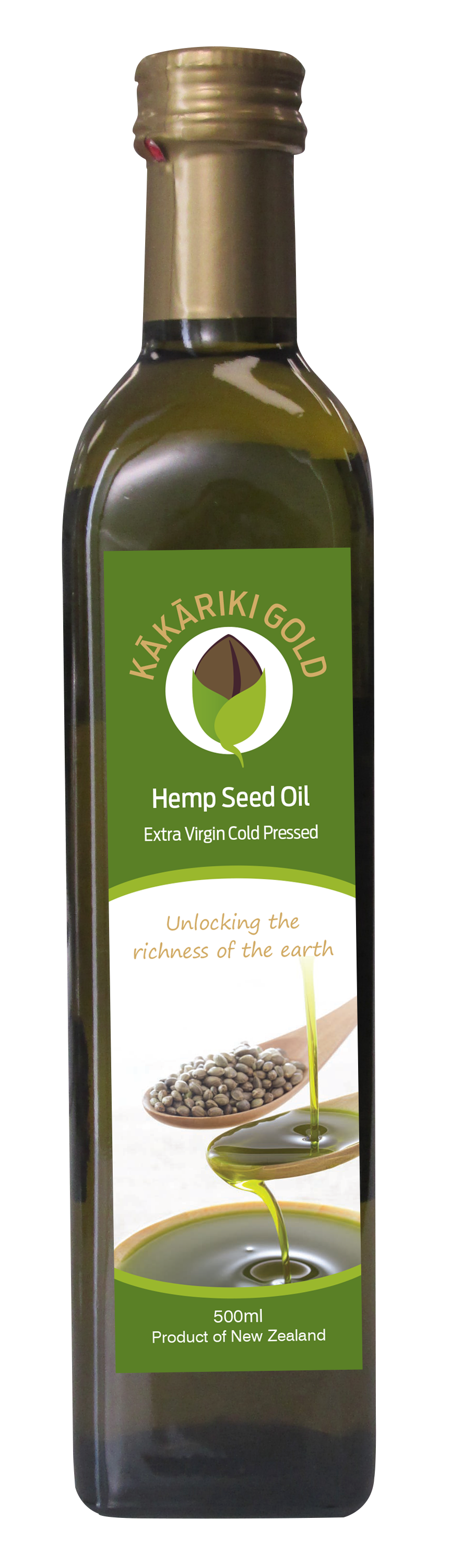 Kakariki Gold Pure NZ Hemp Oil 500ml ( not a cheaper imported oil just all pure NZ) 00002