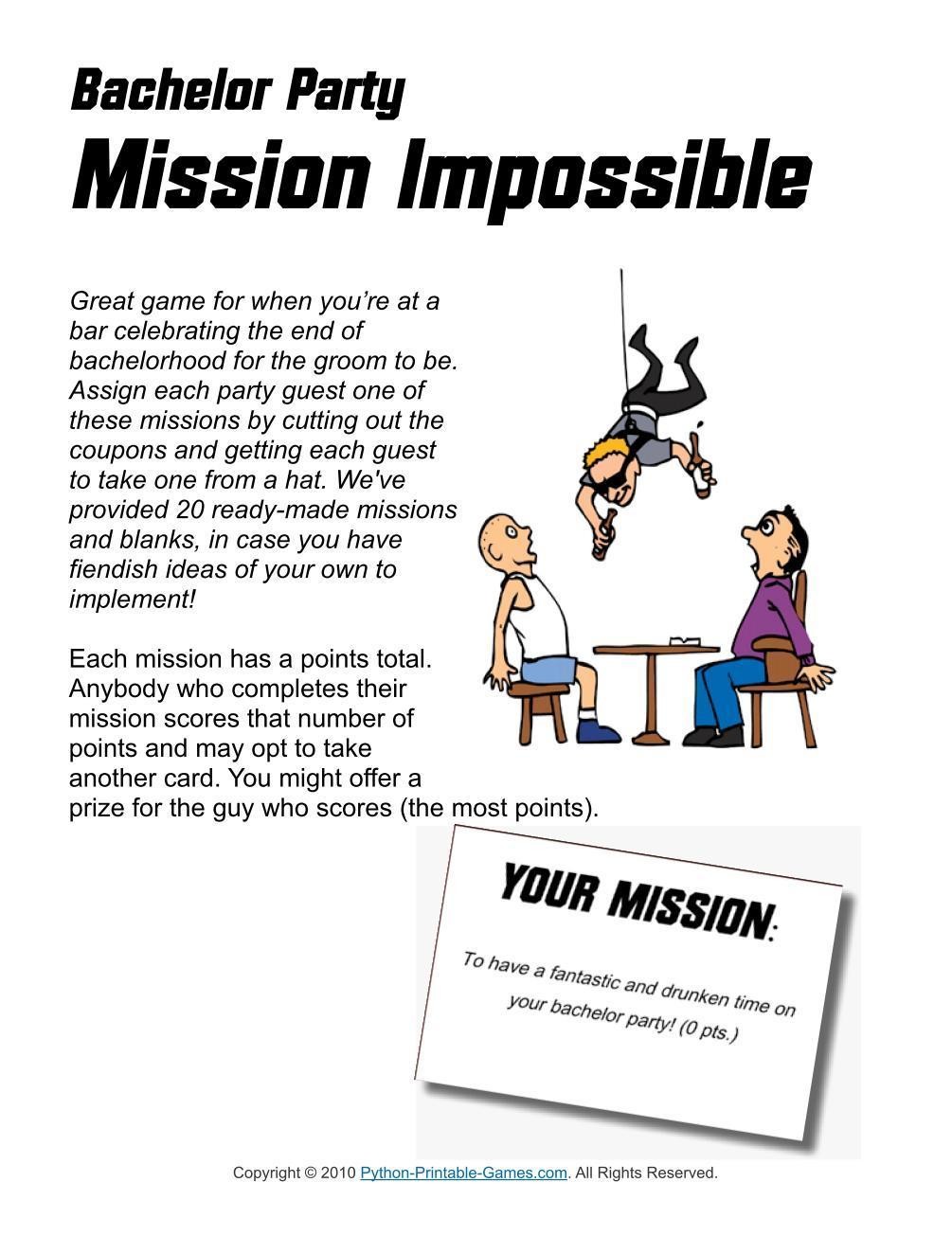 Bachelor Party: Bachelor Party Mission Impossible