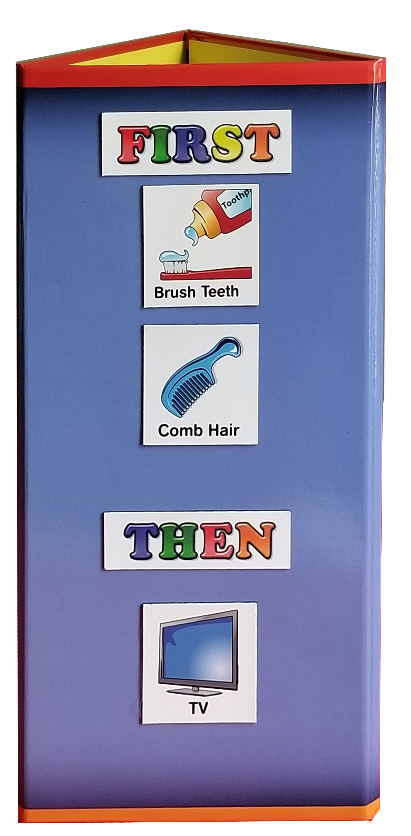 2-Sided Magnetic Kids Calendar Board