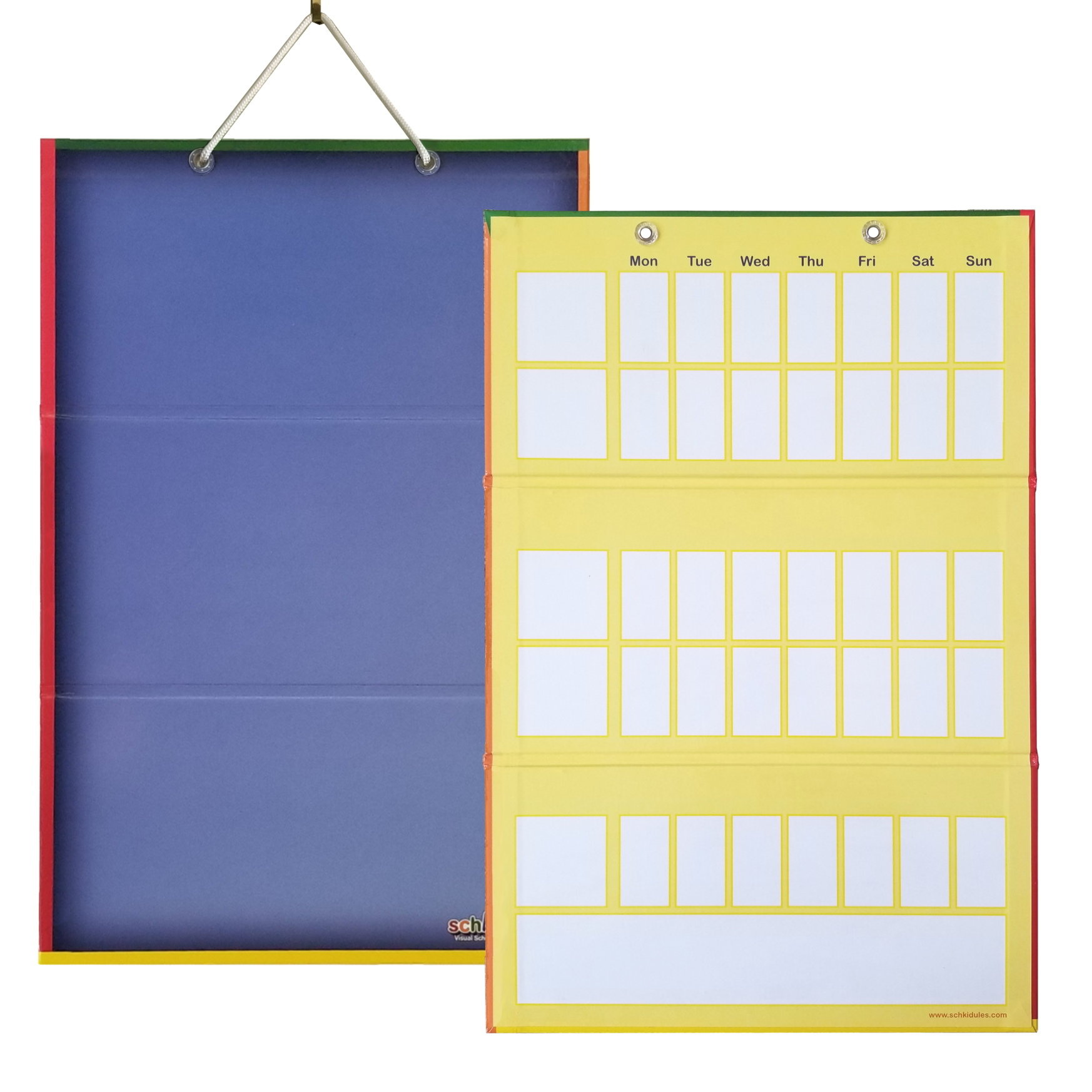 2-Sided Magnetic Kids Calendar Board SVS-BOARDV3