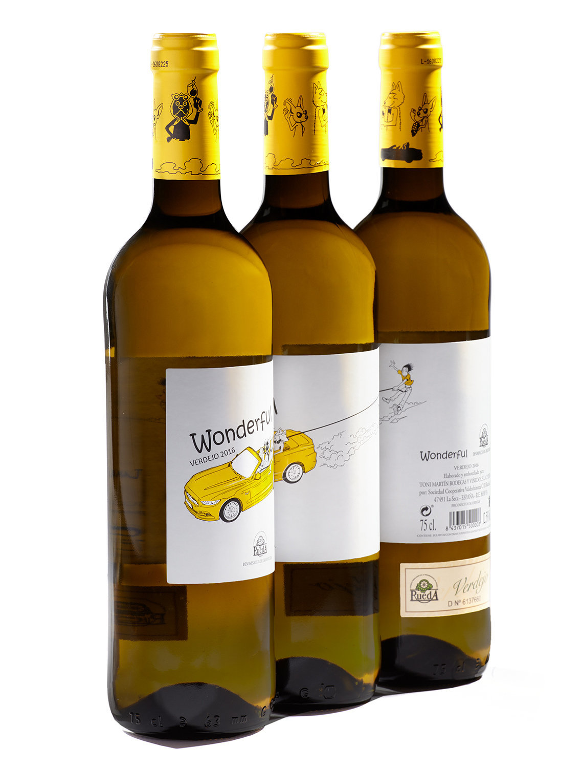 Wonderful D.O. Rueda Verdejo 100%. Añada 2016 000108