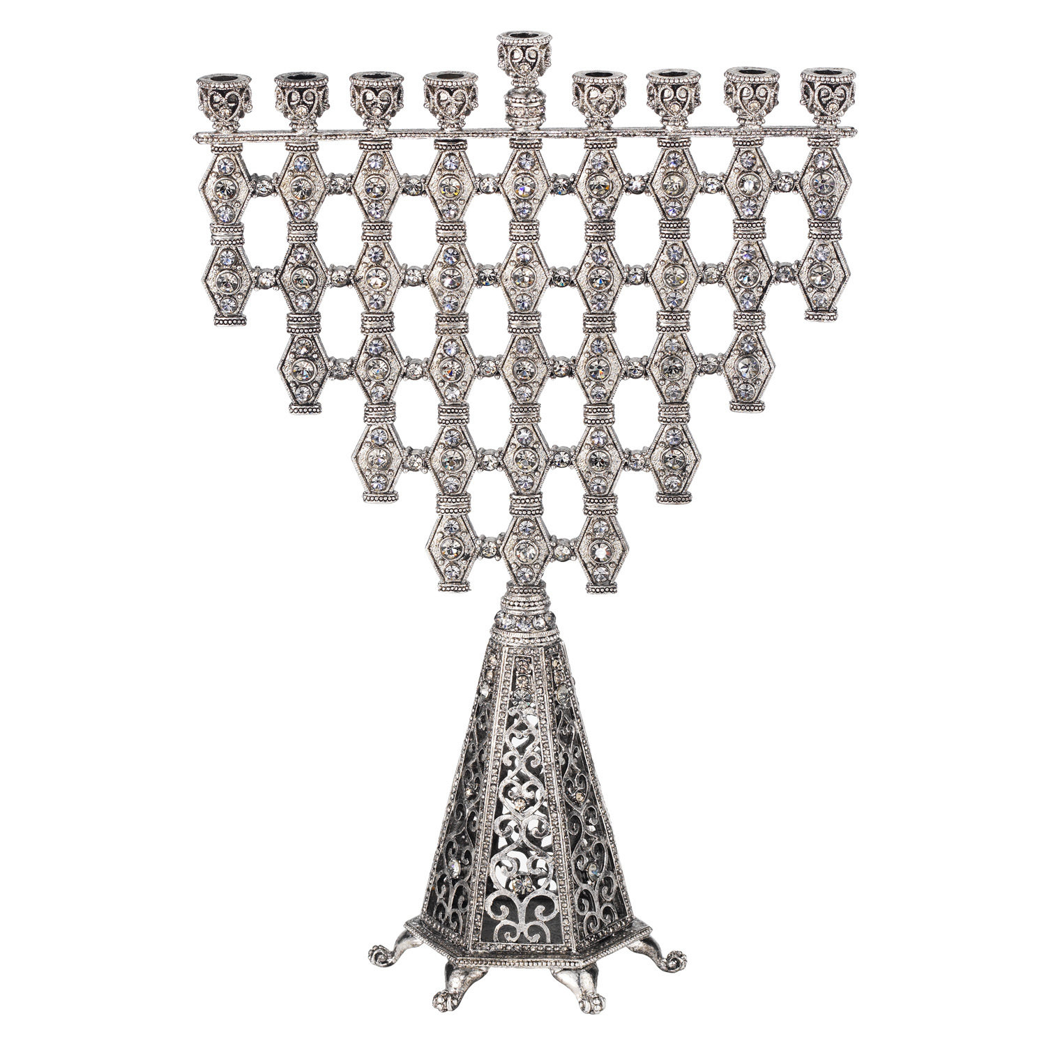 Olivia Riegel Silver Ziva Menorah 03862