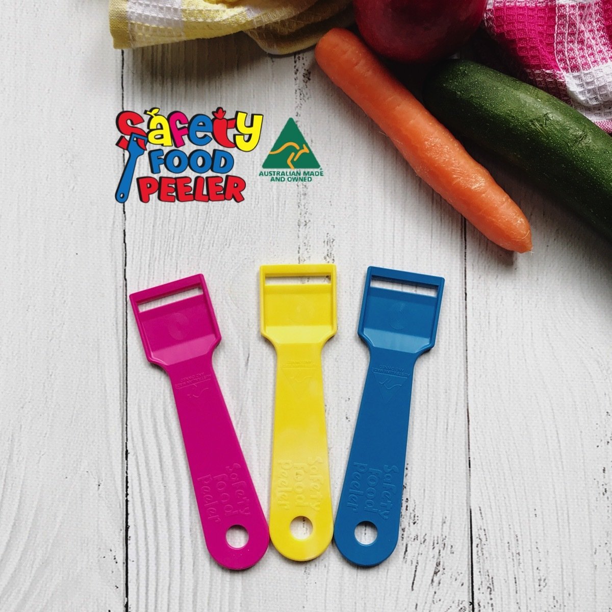 3 Pack - Safety Food Peeler 3 Pack SFP