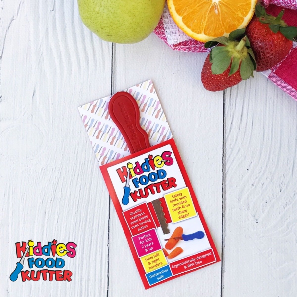 Kiddies Food Kutter Red