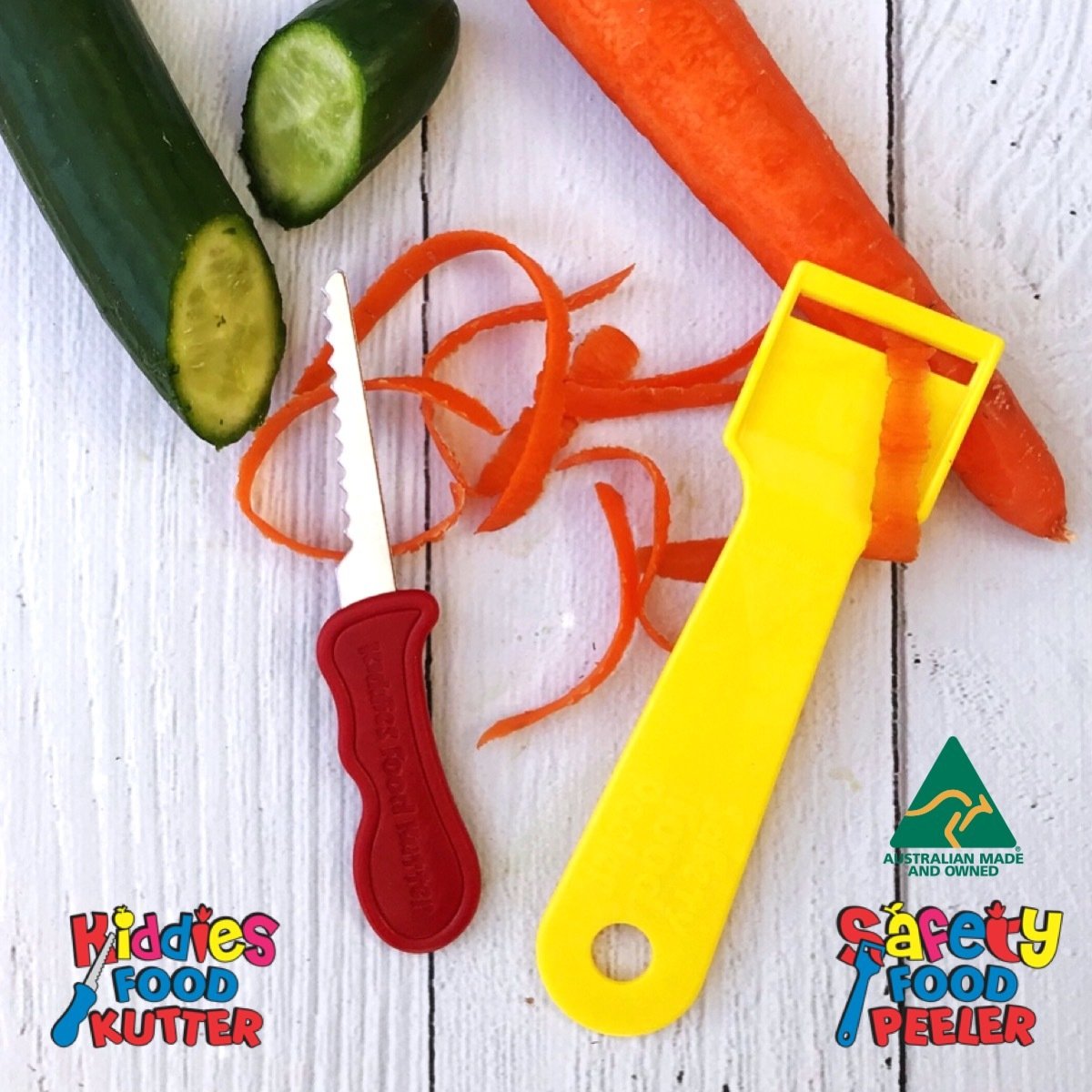 Kiddies Food Kutter & Safety Food Peeler