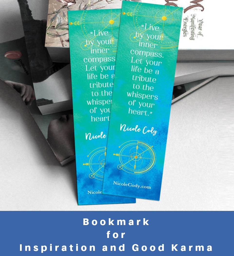 Bookmark - for Inspiration and Good Karma Bookmark - for Inspiration and Good Karma