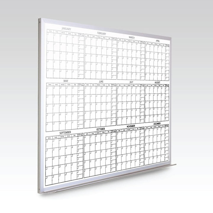Custom 12 Month Whiteboard Calendar 48 x 60 At A Glance Whiteboard