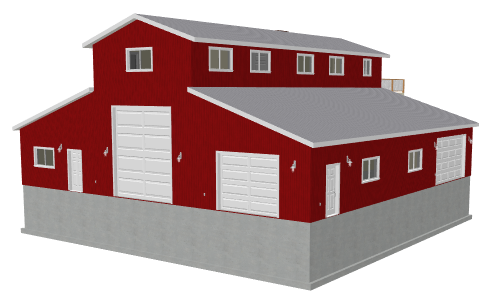 G468 60 X 60 14 Monitor Barn Style Garage With Apartment Pdf Files