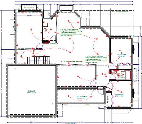H104 Custom House Plan In Both Pdf And Dwg File