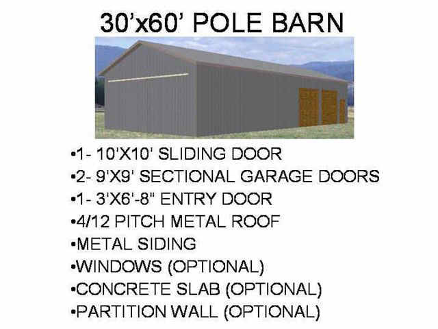 9 Pole Barn Plans Cabin Plan