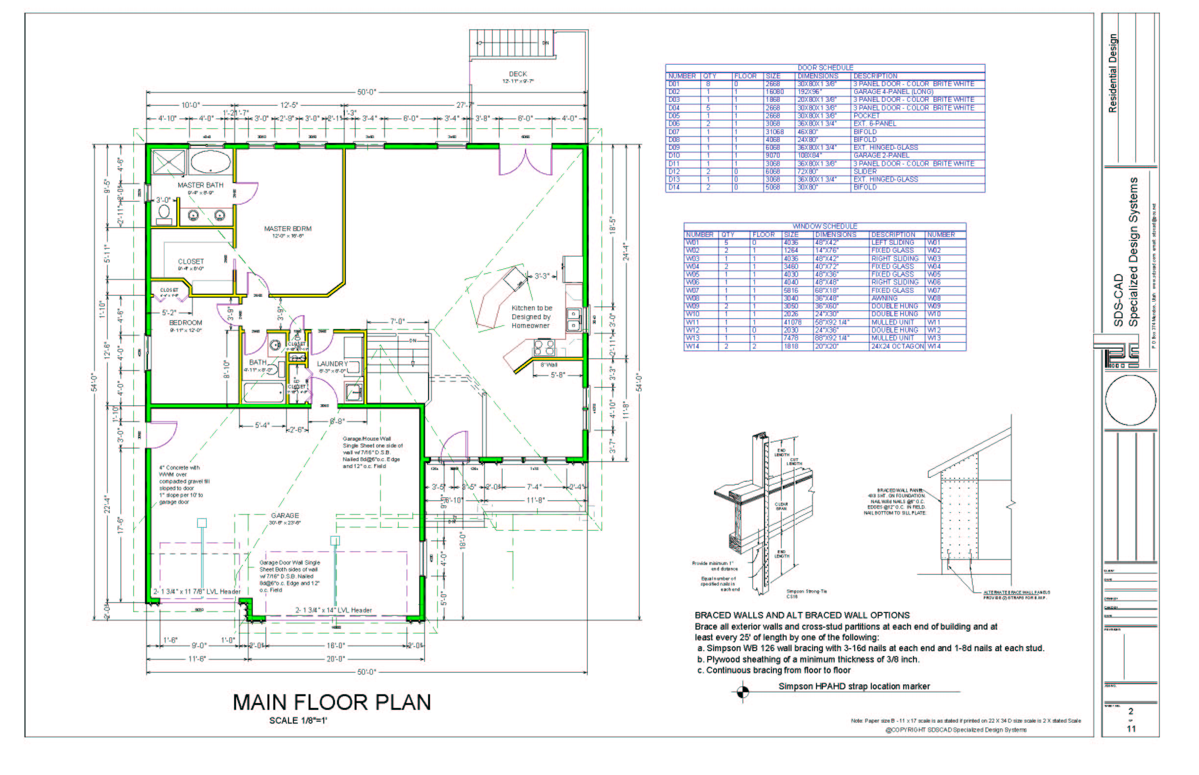 5 Complete House Plans Construction Blueprints Autocad Dwg And Pdf