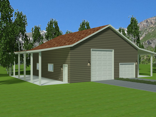 G382 Renderings 38 X 44 X 14 Detached Garage With Apartment And