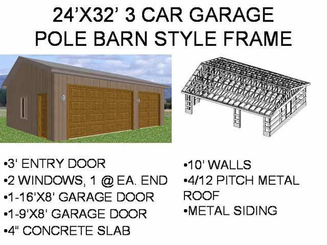 9 Pole Barn Garage Plans Only 19 99 Garage Plans Store