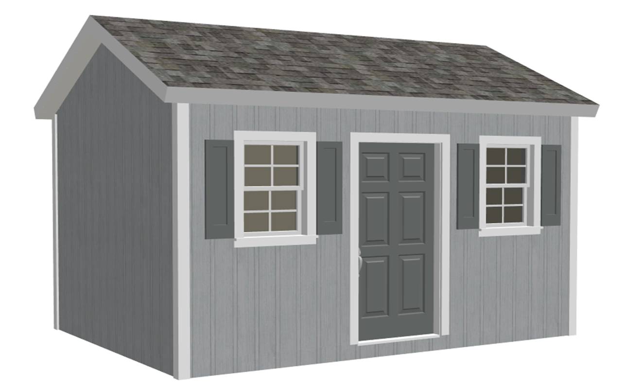 G473 10 X 14 X 8 Garden Shed Playhouse Plan Chicken Coop