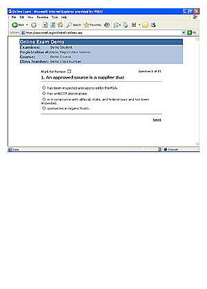 ServSafe Alcohol® Proctored Online Exam (RE-TEST ONLY) 00035