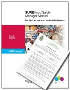 SURE™ Food Safety Manager Manual + International Certified Food Safety Manager (ICFSM) Exam Voucher 00115