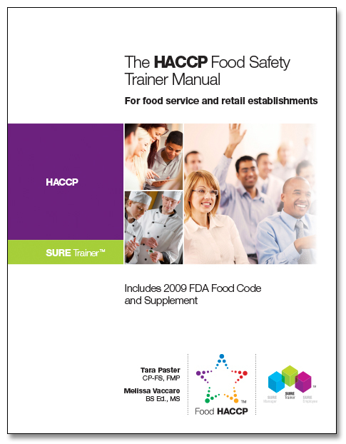SURE™ HACCP Food Safety Trainer Manual 00124