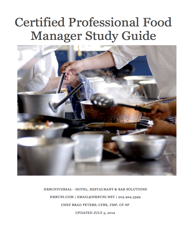GERMAN - HRBUniversal Certified Professional Food Manager Study Guide & Practice Exam 00133