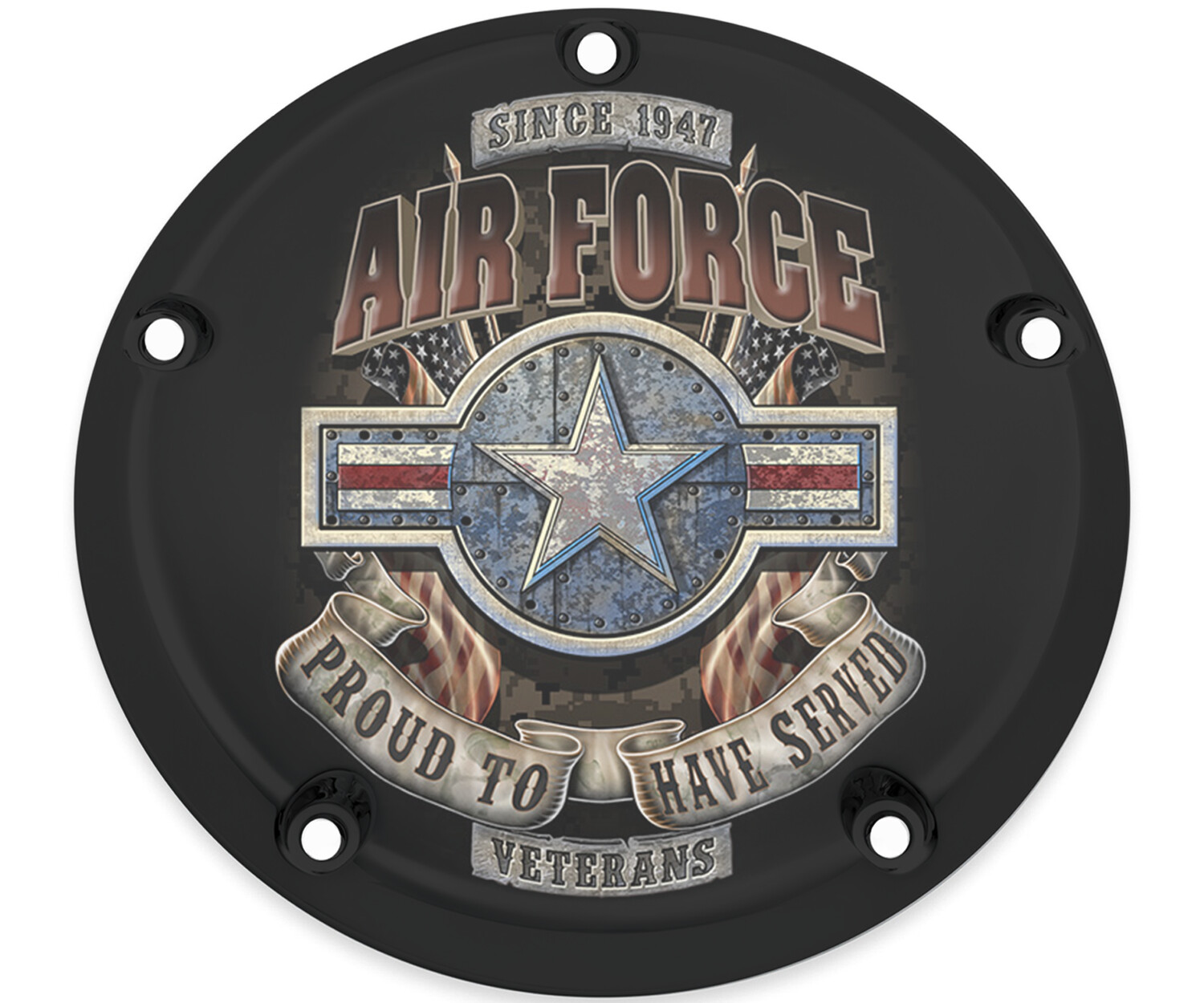 Harley Davidson Derby Cover Air Force Proud to serve