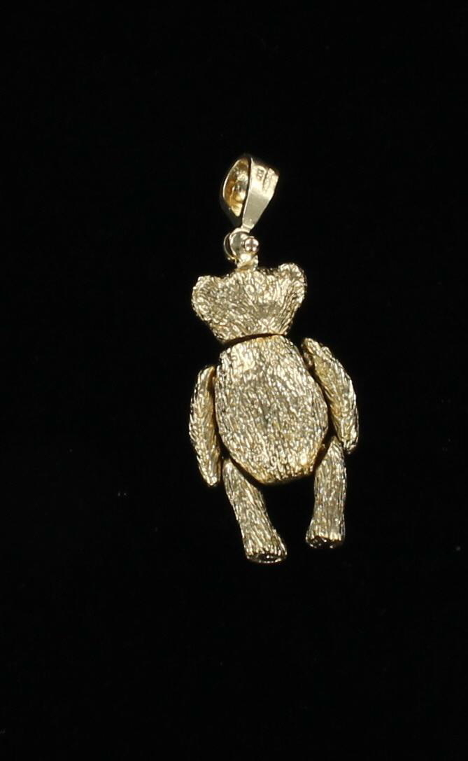 9KT MOBILE BEAR CHARM