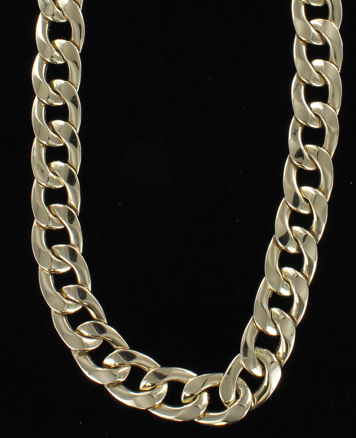 14KT YELLOW GOLD LINK NECKLACE 195-4150