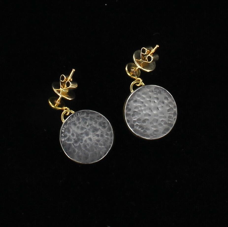 24KT/SILVER COIN EARRINGS