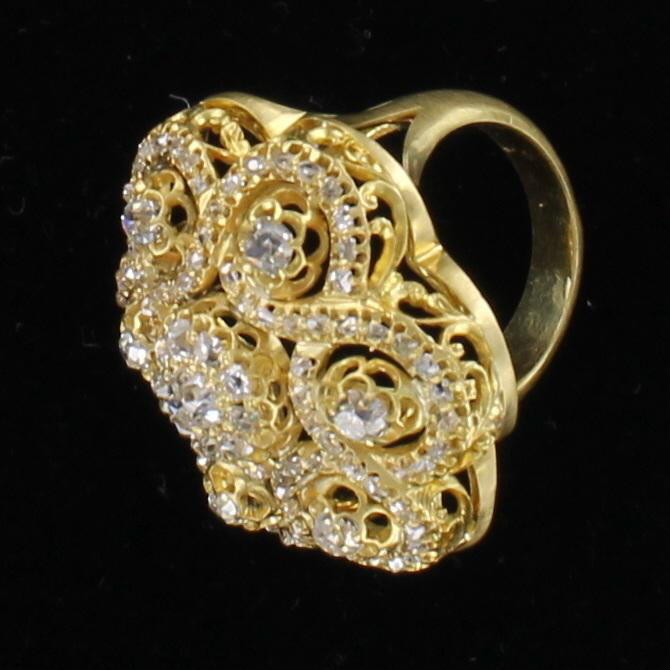 18KT DIAMOND RING CIRCA 1920