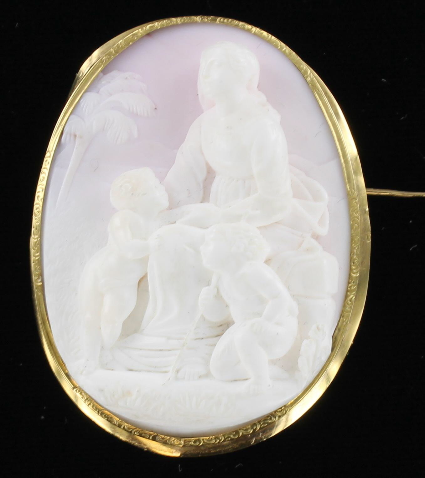 9KT VICTORIAN CAMEO 101-1810
