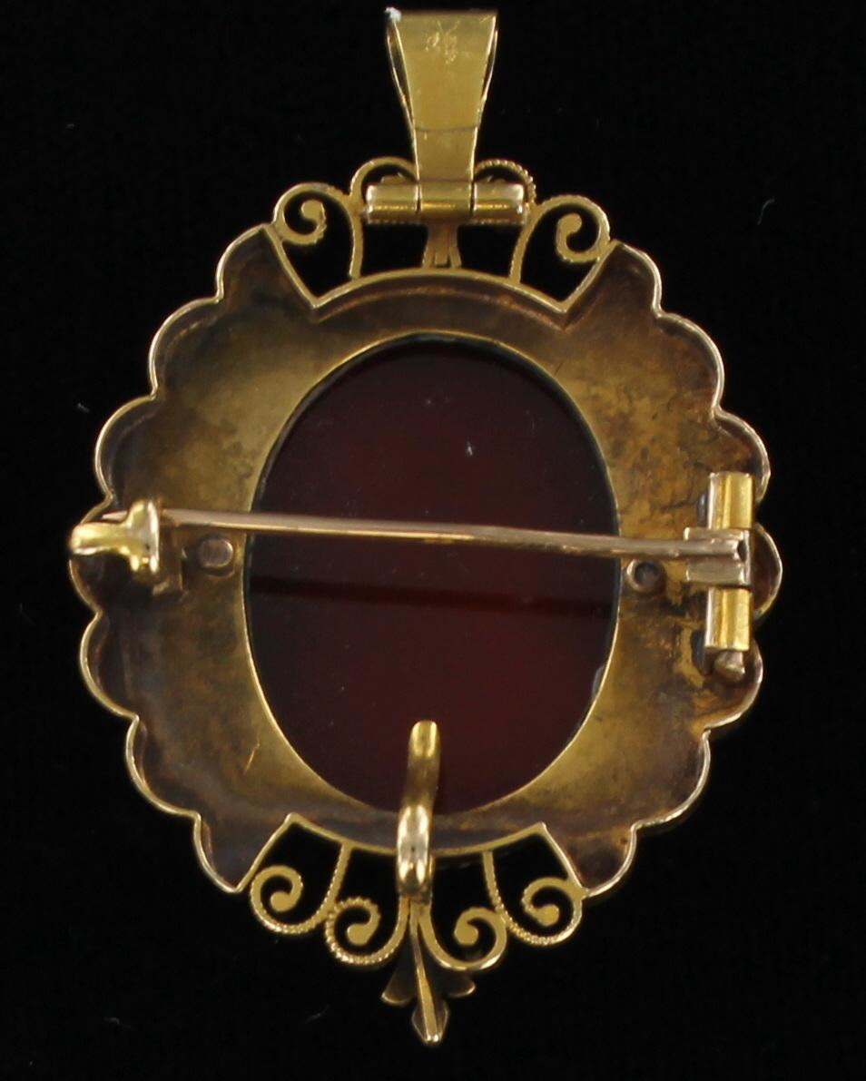 18KT VICTORIAN CAMEO