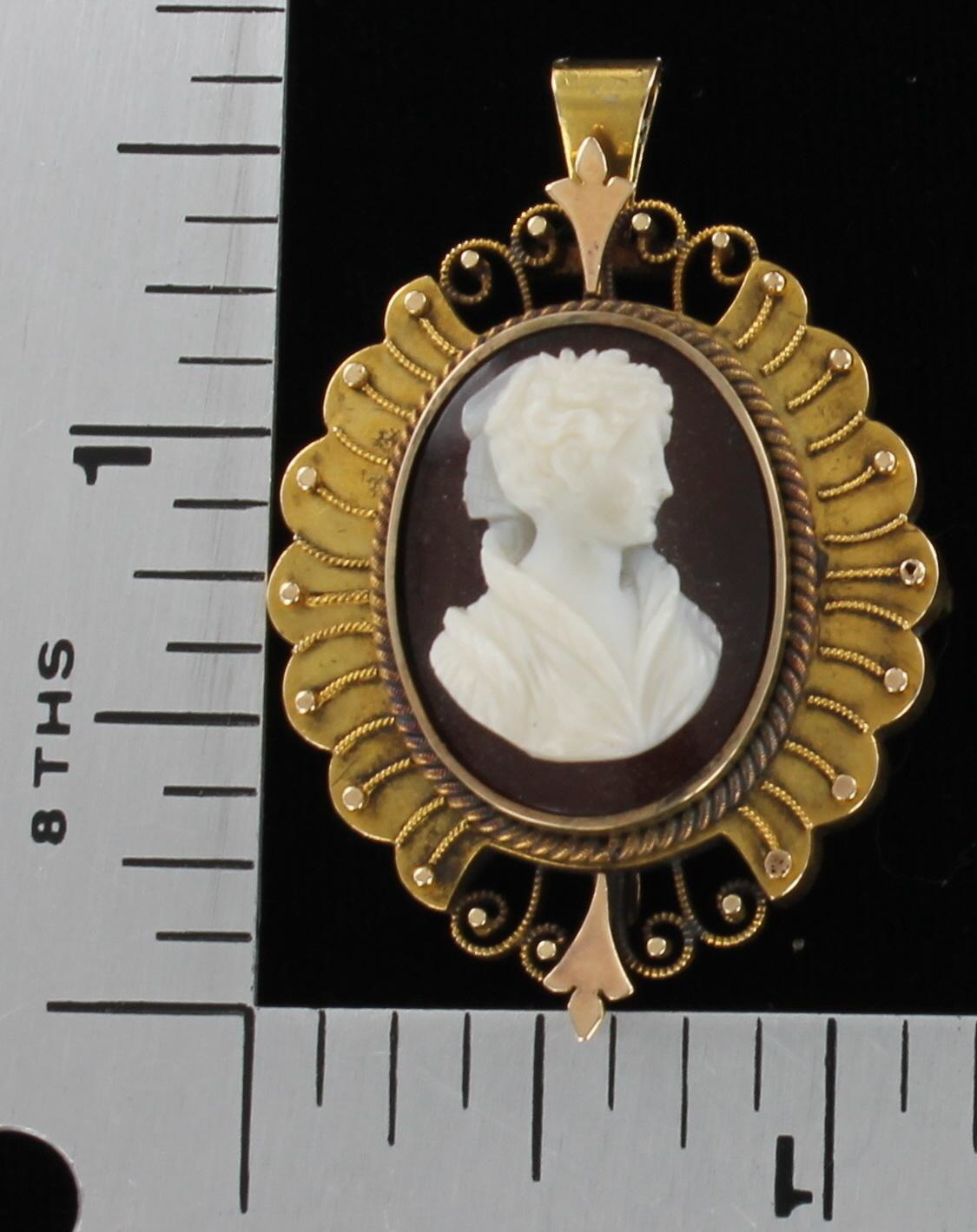 18KT VICTORIAN CAMEO