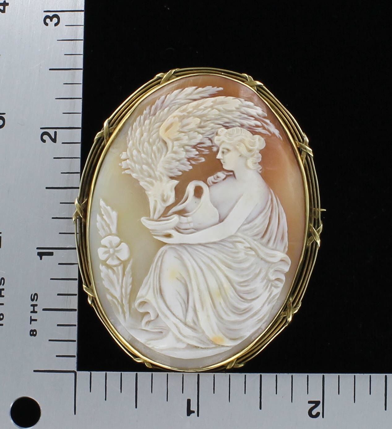 14KT VICTORIAN CAMEO