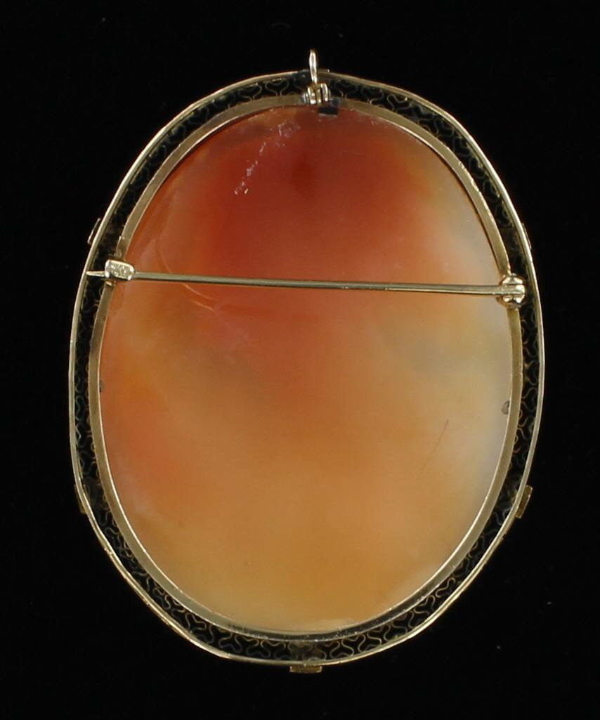 14KT SHELL CAMEO CIRCA 1940