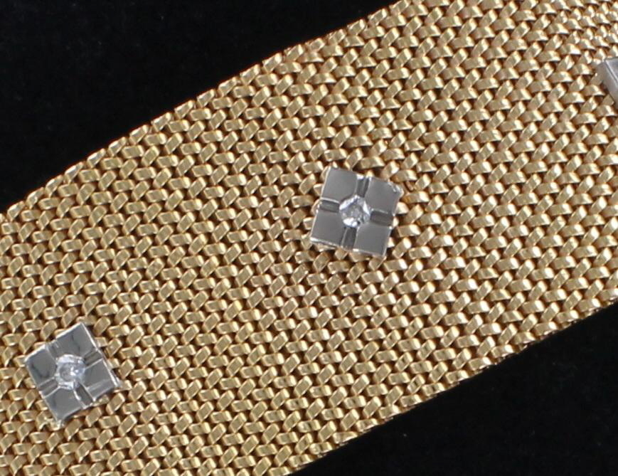18KT BRACELET WITH DIAMONDS 198-22549