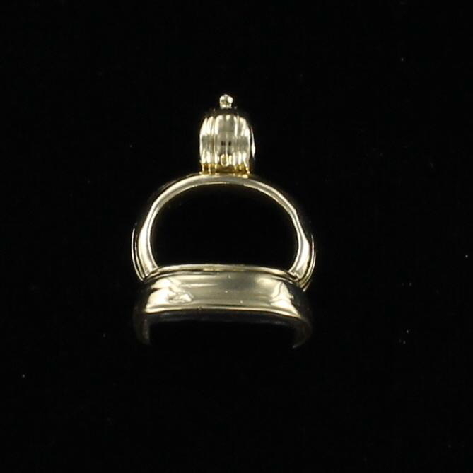 14KT ONYX FOB CIRCA 1930