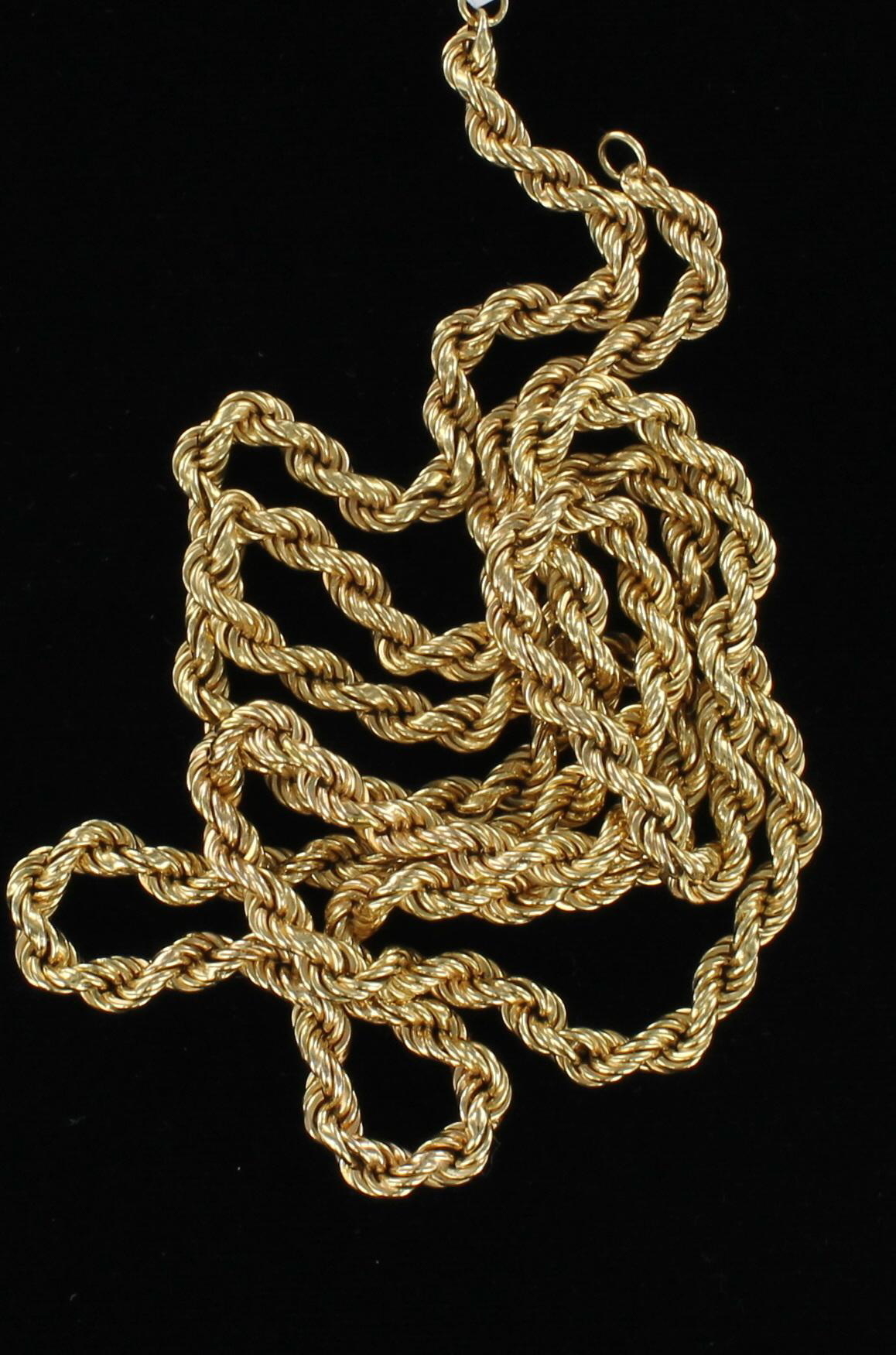 18KT CHAIN, 30 INCHES